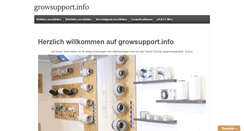 Desktop Screenshot of growsupport.info